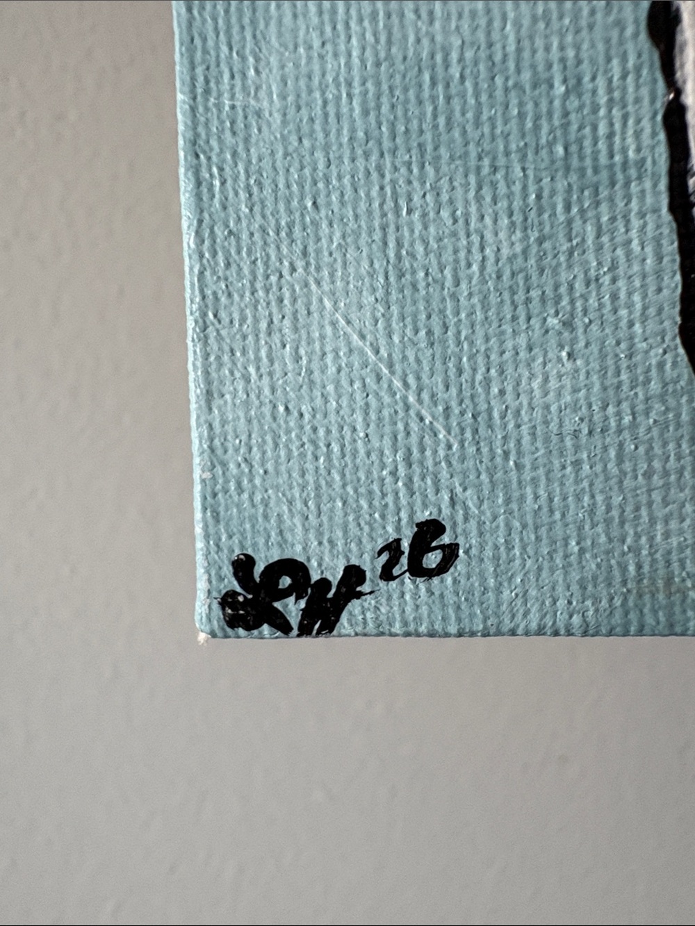 Original Artwork “The Grumpy Seagull” On Canvas - 4”x4” - Picture 2 of 7